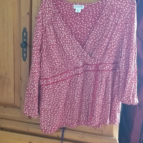 Motherhood Maternity Tops - Flowered shirt